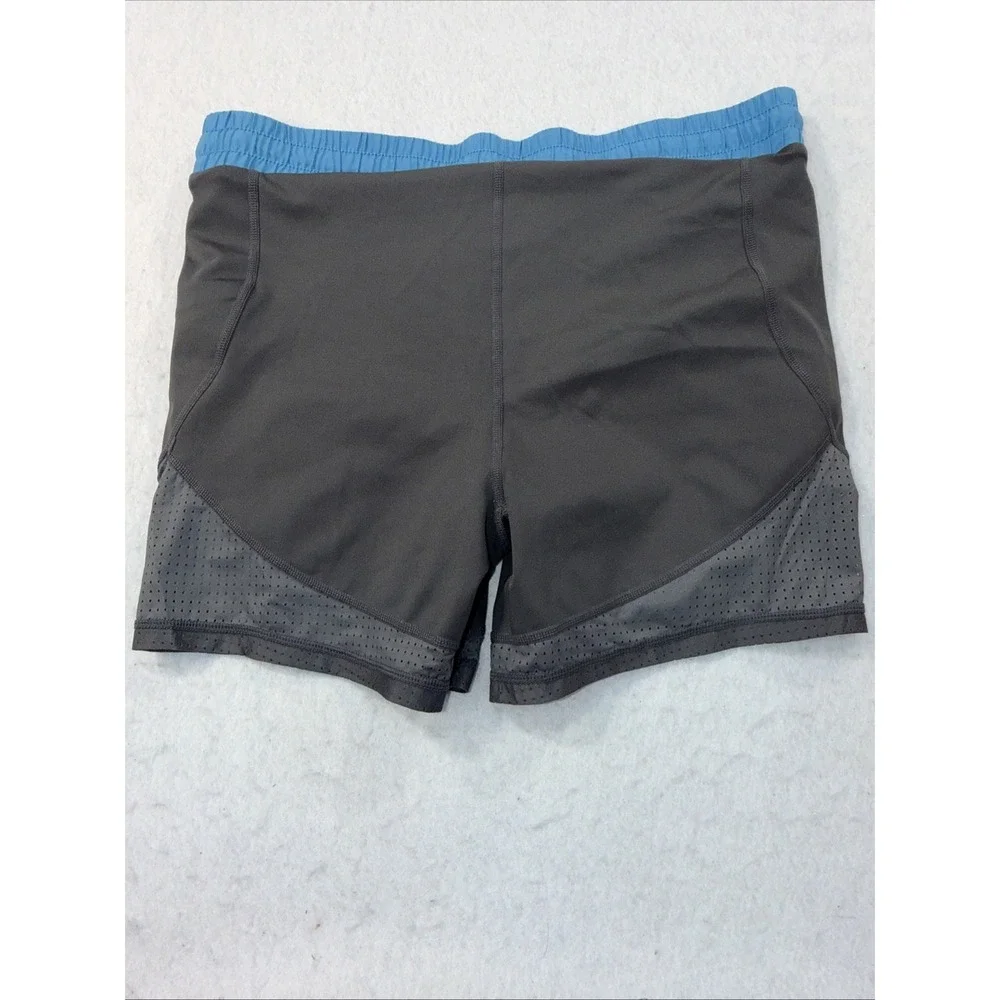 Fabletics‎ Women's Lined Running Shorts Blue Athletic Workout Gym Size L Approx